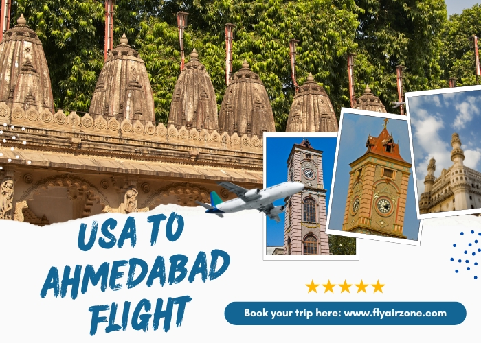 USA to Ahmedabad Flight